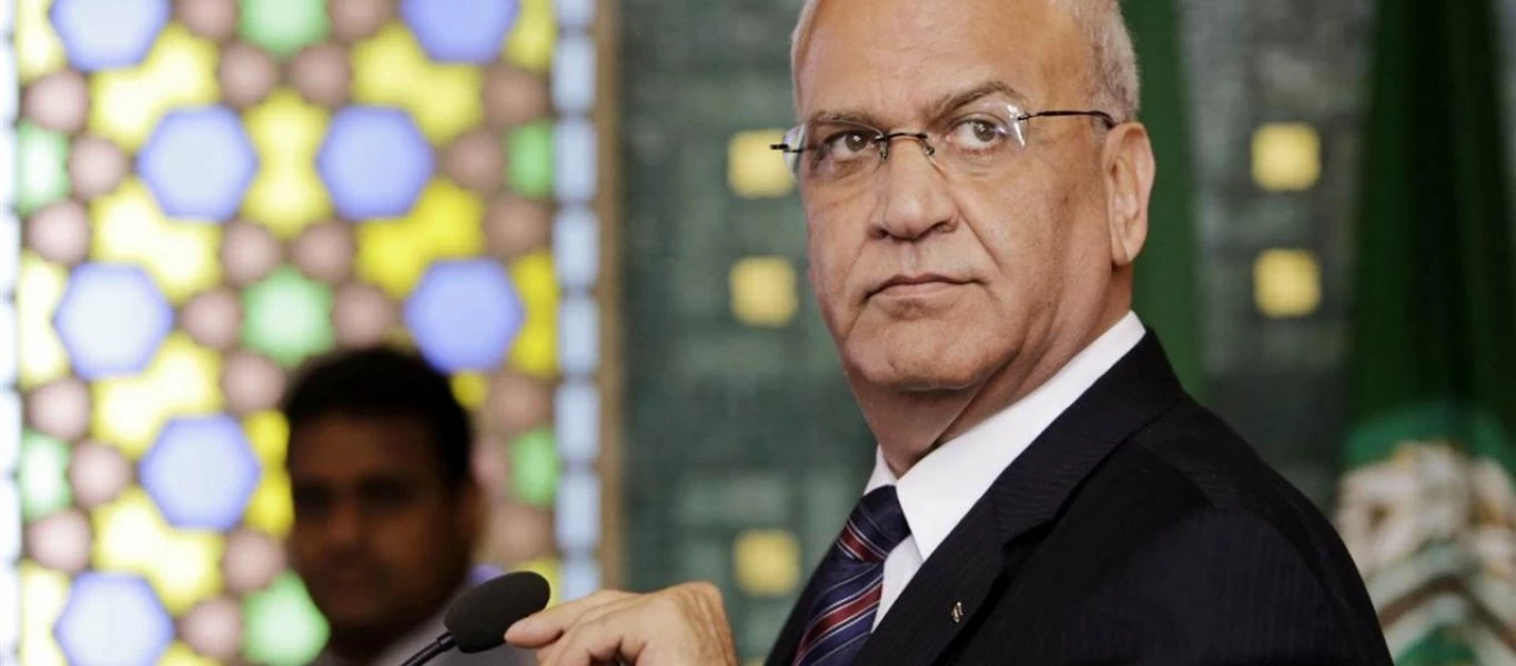 Σε νοσοκομείο του Ισραήλ με κορωνοϊό ο επικεφαλής διαπραγματευτής των Παλαιστινίων Σαέμπ Ερεκάτ
